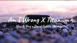 Am I Wrong X Titanium  Nico amp Vinz x David Guetta Mashup Lyrics [upl. by Retniw491]