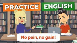 Easy to Learn English Speaking Practice  Shadowing English Conversation Listening [upl. by Lahcim]