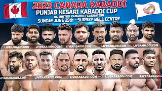 LIVE  2023 Canada Kabaddi  BC United Kabaddi Cup 2023 [upl. by Geithner]