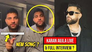 Karan Aujla FULL interview Leaked [upl. by Attennaj]