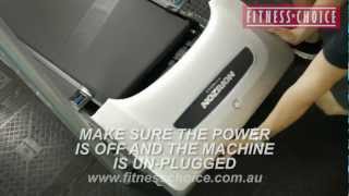 How to maintain and service your treadmill  Fitness Choice [upl. by Boffa85]