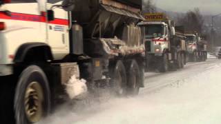 ADOTampPF High Speed Snow Plow Training [upl. by Ahsiket]