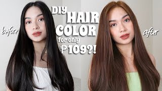 DIY HAIR COLOR FOR DARK HAIR FOR ONLY PHP 10900  Danah Asaña Philippines [upl. by Zehc502]