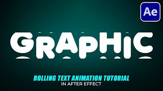 Scrolling Text Animation Tutorial in After Effects  Tutorial [upl. by Egwan]