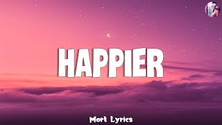 Olivia Rodrigo  happier Lyric Video  Conan Gray Madison Beer [upl. by Griffie]