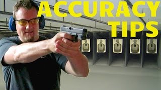 HOW TO SHOOT A HANDGUN BETTER TOP TIPS FOR ACCURACY [upl. by Mercorr]