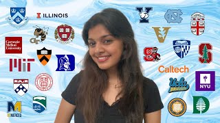 COLLEGE DECISION REACTIONS w merit scholarships 2023  all 8 ivies ivy UCs t20s and more [upl. by Dielu]