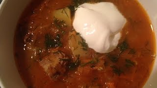 Shchi  Russian Sauerkraut Soup [upl. by Ecar]