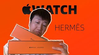 年轻人的第一个爱马仕，开箱Apple Watch Hermes表带 [upl. by Herstein]