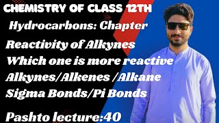 Reactivity of AlkyneWhich one is more Reactive Alkanes Alkene AlkyneSigma and Pi bonds [upl. by Cathyleen]