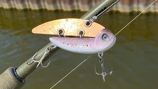 Copper Top Bladed Lipless CrankBait  One Day Build to Catch [upl. by Turnbull]