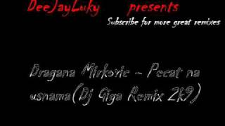 Dragana Mirkovic  Pecat na usnama Dj Giga remix 2k9 [upl. by Nies]