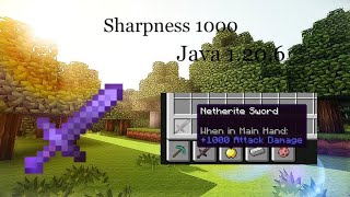 How To Get a SHARPNESS 1000 SWORD in Minecraft 1201 [upl. by Yekcim]