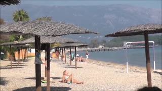 Dassia Beach Corfu island Greece today 27 October 2013 [upl. by Vassily]