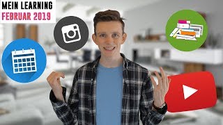 Youtube Instagram Marketing Kalender und Bücher  Learning Februar 2019 [upl. by Repinuj570]