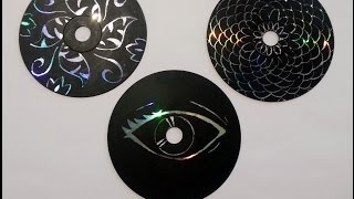 TUTORIAL come fare opere dARTE SU CD rIcIcLoDiY [upl. by Autrey504]