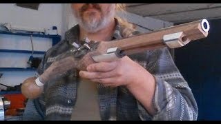 Wheellock pistol build 1650 pt 39 more bone inlay around the ramrod [upl. by Ycart]