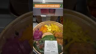 Sainsbury’s £7 meal deal sainsburys [upl. by Nnaylrebmik218]