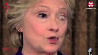 REPTILIAN ILLUMINATI HILLARY SHAPESHIFTING [upl. by Temp]