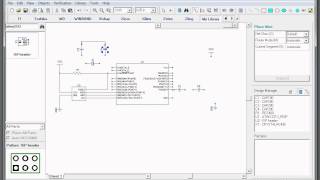 DipTrace Schematic Capture ATtiny2313 breadboard header [upl. by Emmaline]