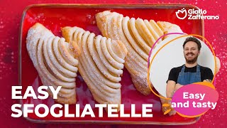 EASY SFOGLIATELLE 🍰🧡 NEAPOLITAN MAGIC [upl. by Isola530]