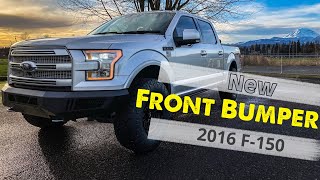 F150 Barricade Extreme HD Front Bumper  Fog lights and Lightbar Next [upl. by Coppins]