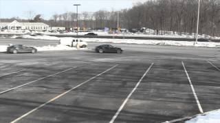 Teslas Circling Milford Service Plaza [upl. by Armil]