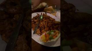 Raandhalrestaurant kannur prawns karimeen chicken fish foodblogger henasunil couple [upl. by Irpak]