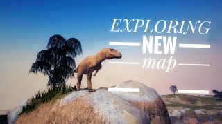 EXPLORING the new map dinosaur world mobile roblox [upl. by Neivad532]