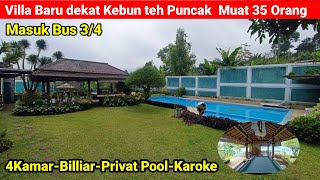 Villa Baru di Puncak Bogor dekat Kebun Teh Wisata Gunung Mas ada Kolam renang [upl. by Nihcas]