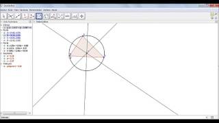 Circuncentro de 1 Triángulo Geogebra [upl. by Tracey]