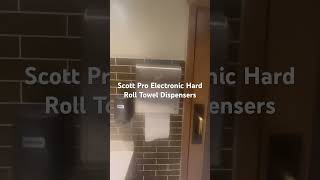 Scott Pro Electronic Hard Roll Towel Dispensers greatwolflodge [upl. by Illac]