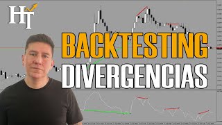 PUSE A PRUEBA si las DIVERGENCIAS funcionan BACKTESTING INDICADOR DE REGALO [upl. by Enelrihs]