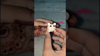 Making cute piggy 🐷 from foam clay diy claycrafts [upl. by Brott]