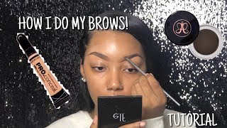 Quick amp Easy Eyebrow Tutorial  Jasmine Hall GIVEAWAY IN DESCRIPTION [upl. by Desberg]