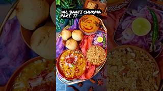 Dal Bati Churma  Churma Recipe  Panchmel Dal Recipe  Dal Recipe  Part 2  shorts [upl. by Rowe]