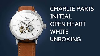 Charlie Paris Initial Open Heart White Unboxing [upl. by Cleti]