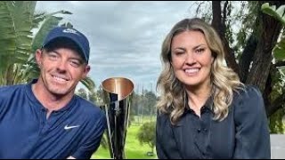 Rory McIlroy and CBS sports journalist Amanda Balionis spark romance rumors in wake of his divorce [upl. by Lorola486]