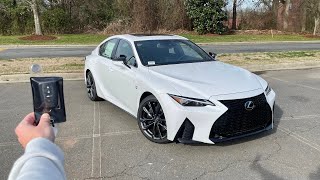 2024 Lexus IS300 F Sport Start Up Exhaust Test Drive Walkaround POV and Review [upl. by Llieno]