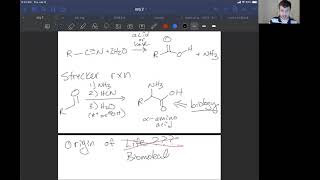 Org 2 Lecture 80 Cyanohydrin Reaction [upl. by Airdnaxila]