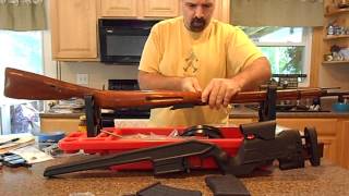 mosin nagant project part 1 shortening the barrel and facing the muzzle [upl. by Sanborn521]