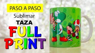 TAZA FULL PRINT paso a paso [upl. by Thomas]