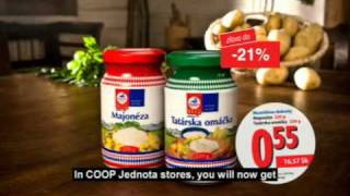 COOP Jednota  Tartare sauce  TV spot [upl. by Varhol]