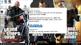 GTA IV FixSecurom reported error 2000 [upl. by Rose]