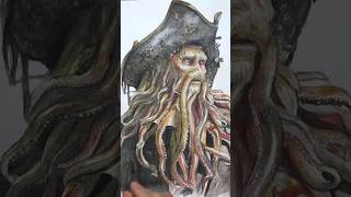 Davy Jones with watercolor dumit3arts piratesofthecaribbean [upl. by Nizam]