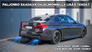 ONKO HYBRIDIAUTON OHJELMOINNISSA JÄRKEÄ  BMW G30 530e [upl. by Aisatan]