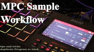 The Mpc sample based workflow Tips and Tricks Duplicate Programs [upl. by Ednalrym]