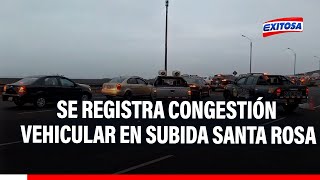 🔴🔵CallaoSe registra congestión vehicular en subida Santa Rosa tras cierre parcial de la Costa Verde [upl. by Nodnrb861]