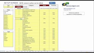 Accounting Spreadsheet for Landlords up to 10 Rental Properties  no accounting knowledge required [upl. by Jeffries]