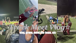 TRACK MEET VLOG 001  grwm school vlog meet the team etc   LIFEWITHNIEYA [upl. by Nye]